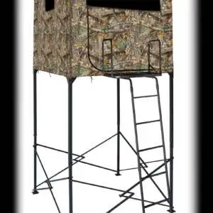 Primal Treestands PVTS_806 The Hideout 7' Deluxe Quad Pod w/ Blind Enclosure