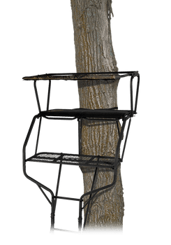 Big Game BGM_LS4860 Gaurdian XLT Ladderstand, 18' Two_Person Ladderstand, Flex_Tek Seat