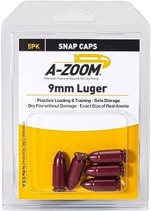 AZOOM SNAP CAPS 9MM 5/PK