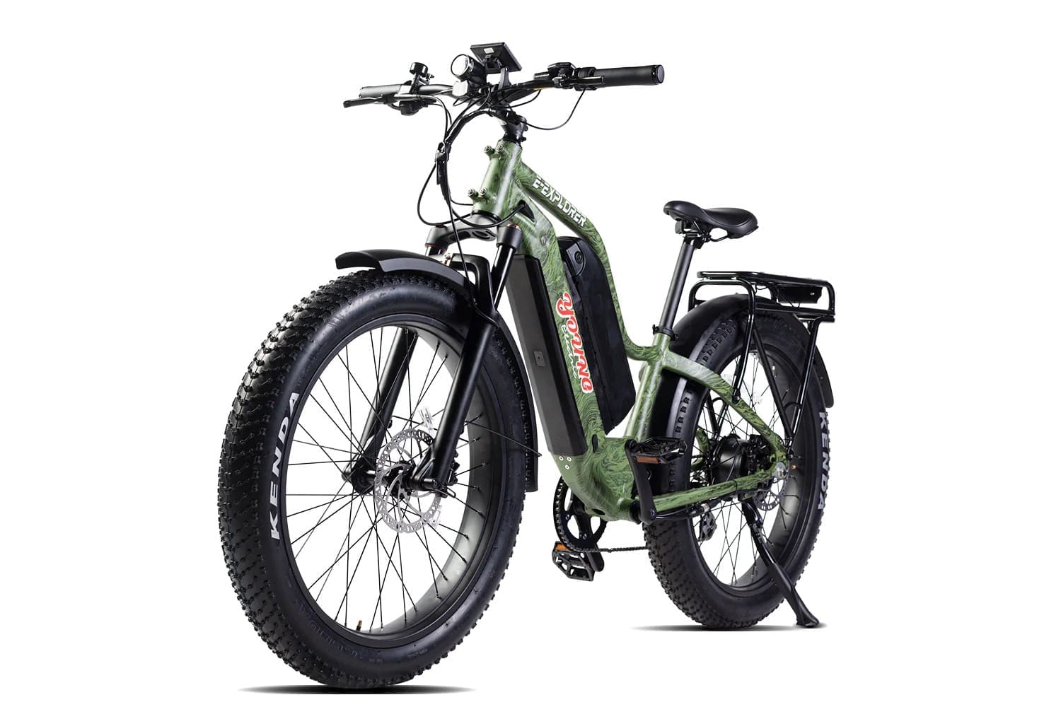 E-Explorer Off-Road E-Bike (Size M, Forest Camo) - Image 2