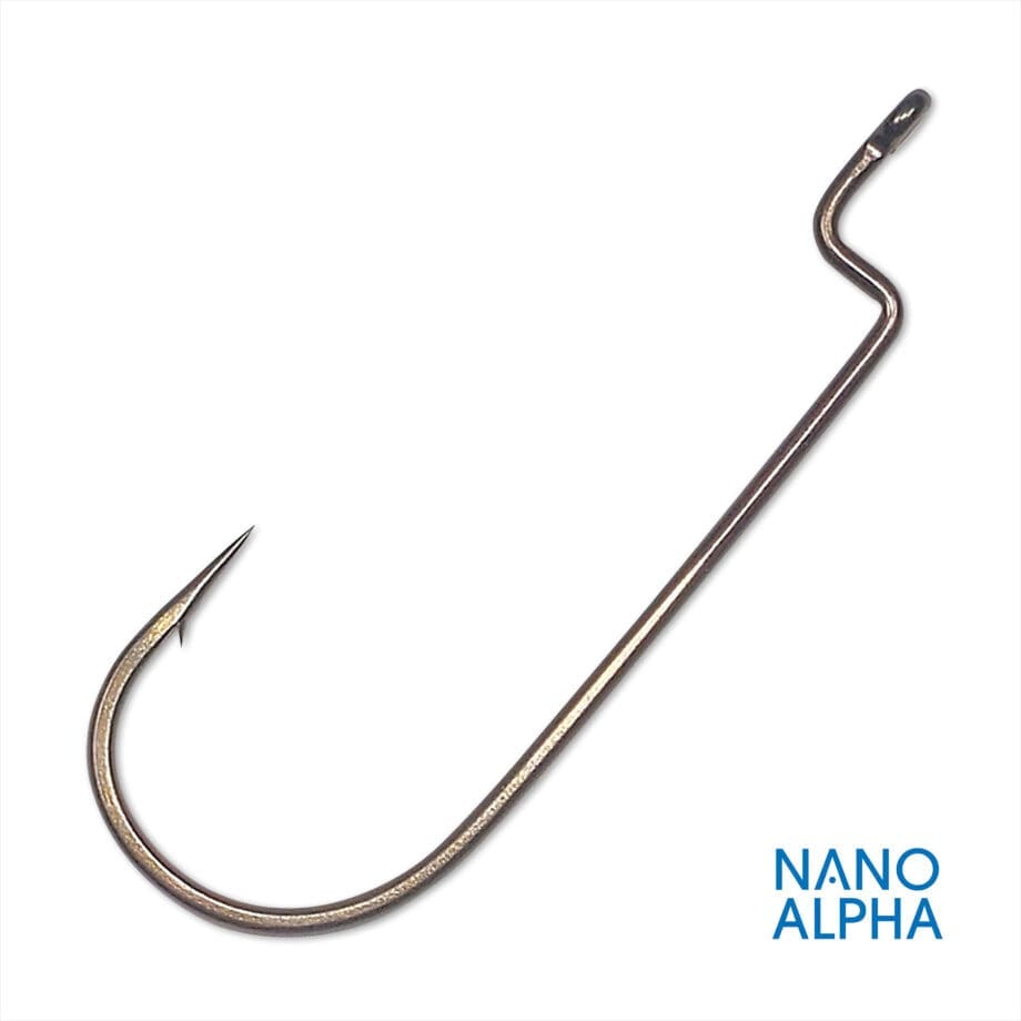Gamakatsu 54415 Gamakatsu Nano Alpha Worm Hooks - RB Black - Image 2