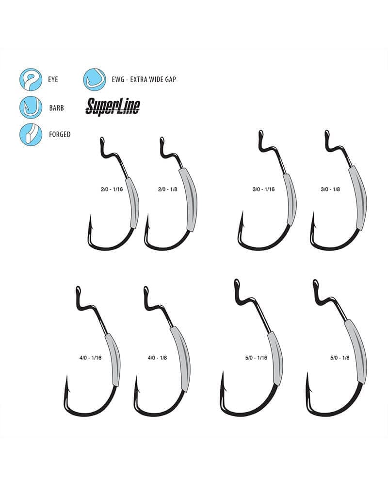 Gamakatsu 74413 Worm Superline Extra Wide Gap (EWG) - Image 2