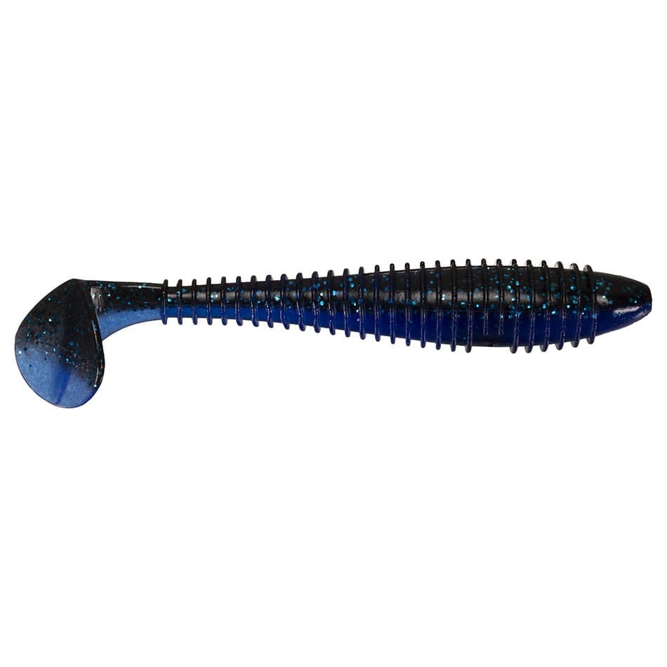 Keitech FS38428 FAT Swing Impact 3.8" - Black Blue