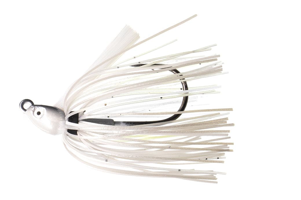 Dirty Jigs NJSJALB-38 No-Jack Swim Jig; Albino; 3/8oz