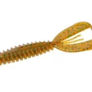 ZOOM 130-097 ZOOM Z-Craw Jr 3.5" Rootbeer Pepper Green