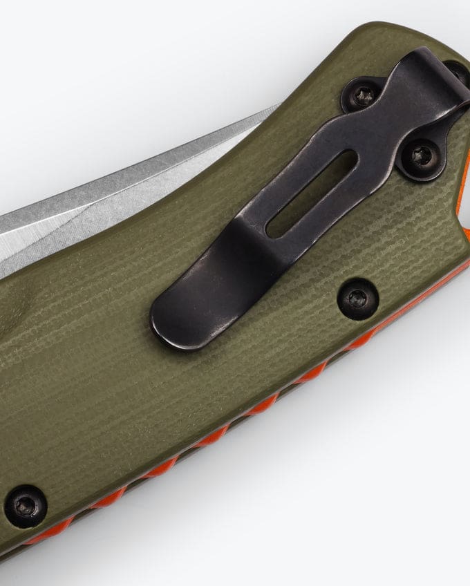 Taggedout Clip-Point Knife - OD Green G10 Handle - Image 4