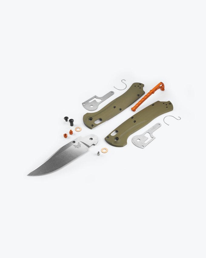 Taggedout Clip-Point Knife - OD Green G10 Handle - Image 5