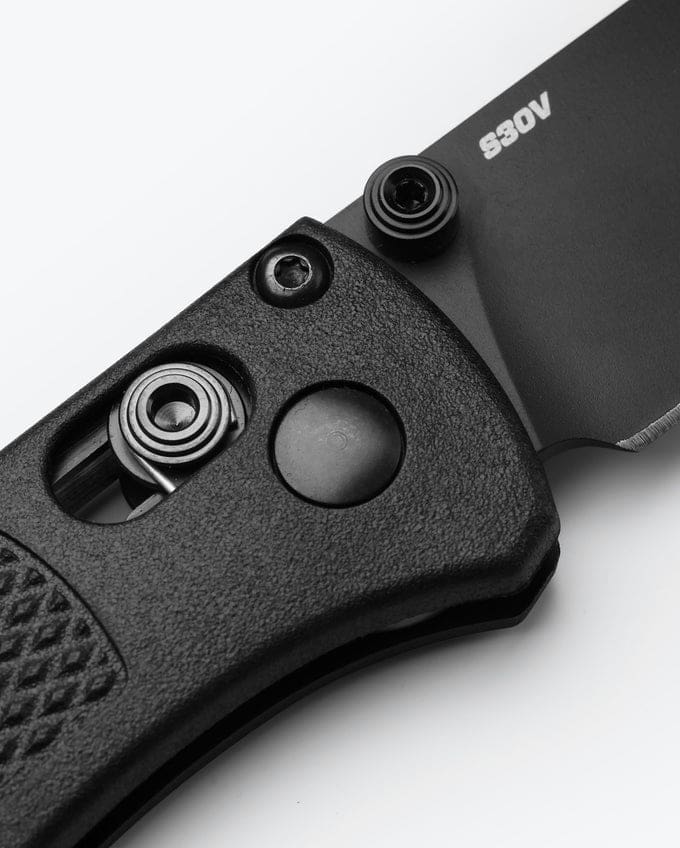 Mini Bugout® Drop-Point Knife - Black CF-Elite® Handle - Image 4
