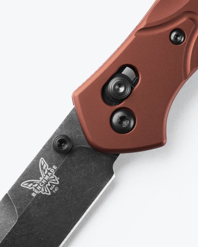 Mini Osborne Reverse Tanto Knife - Burnt Copper Aluminum - Image 4