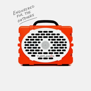 Turtlebox Gen 3 Speaker - Orange/White
