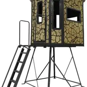 BULL XL BOX BLIND / STEEL WALL CONSTUCTION / CRACKED MUD CAMO