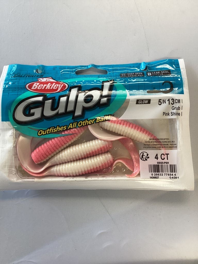 BerkleyGulp!? Saltwater Grub/Bag/Pink Shine - Image 3