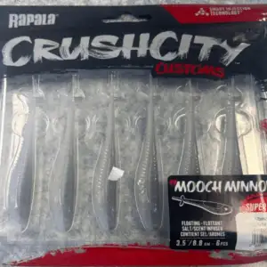 Crush City Mooch Minnow 3 Albino Shad