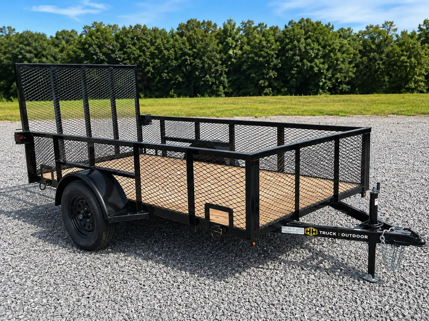 Bye-Rite 5x10 Light Duty Single Axle Utility Trailer w/ 2' Mesh Sides - UL510MS2 - Image 2