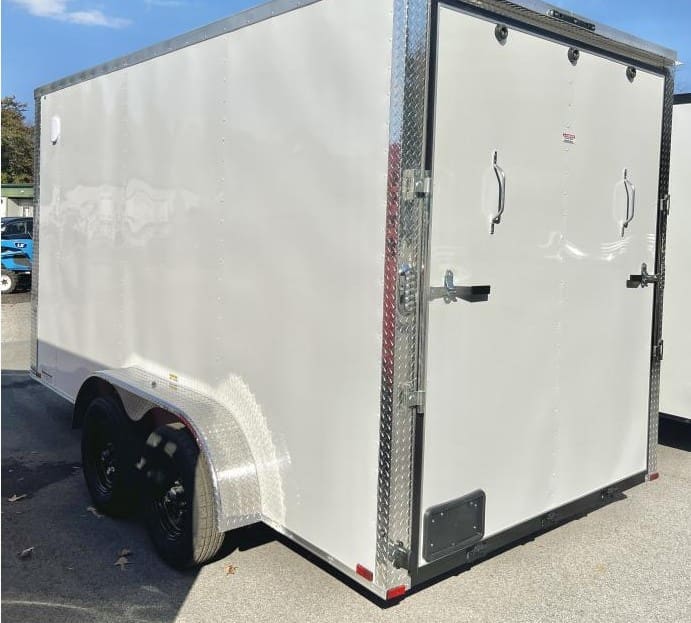 Arising Trailer 6X12 TA ENCLOSED White - ARI6x12TAWHT - Image 2