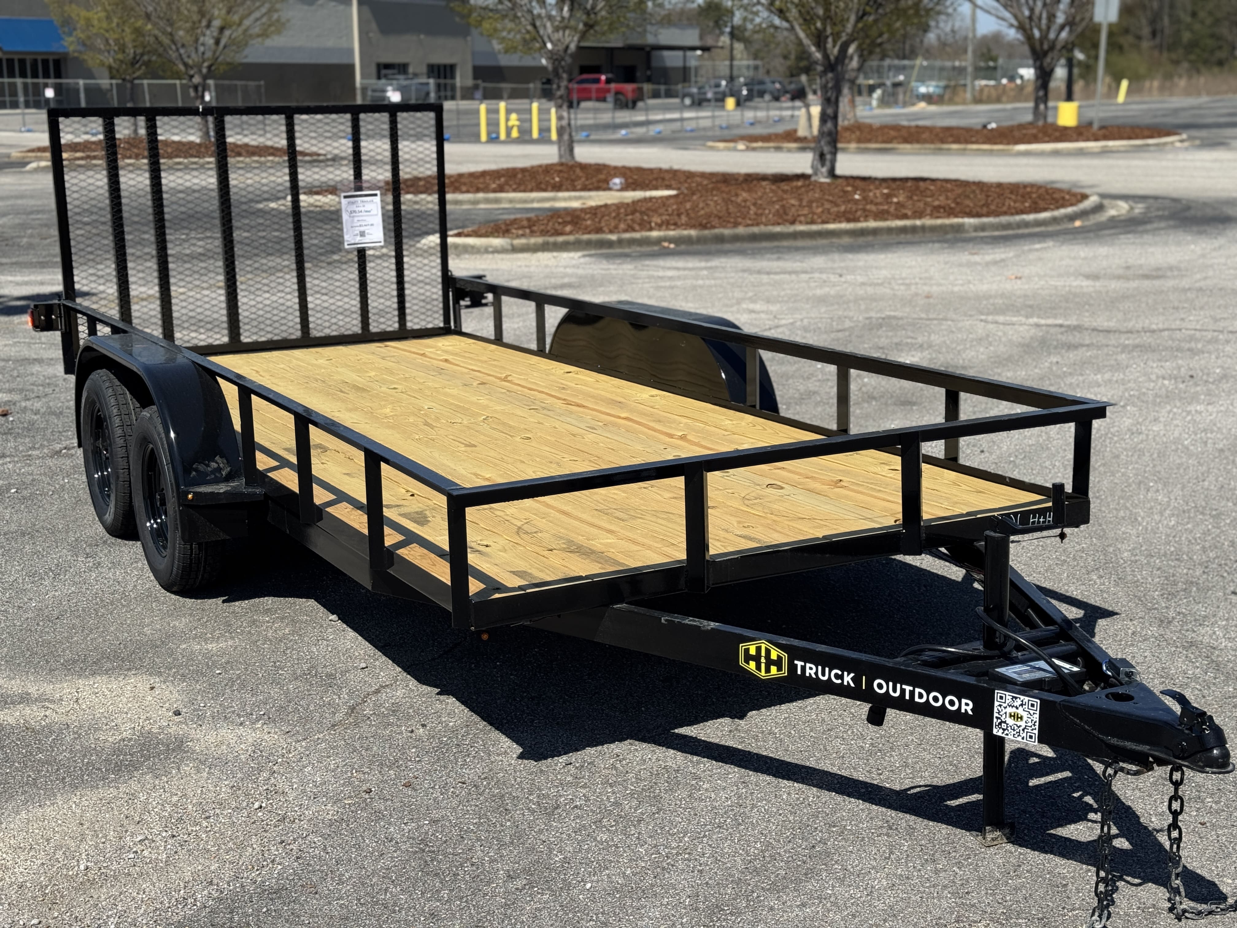 Bye-Rite 6.6x16 Light Duty Tandem Axel Utility Trailer - Image 3
