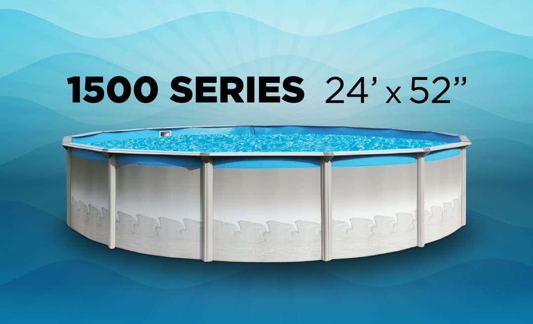 H&H 1500 Series 24x52 above ground pool