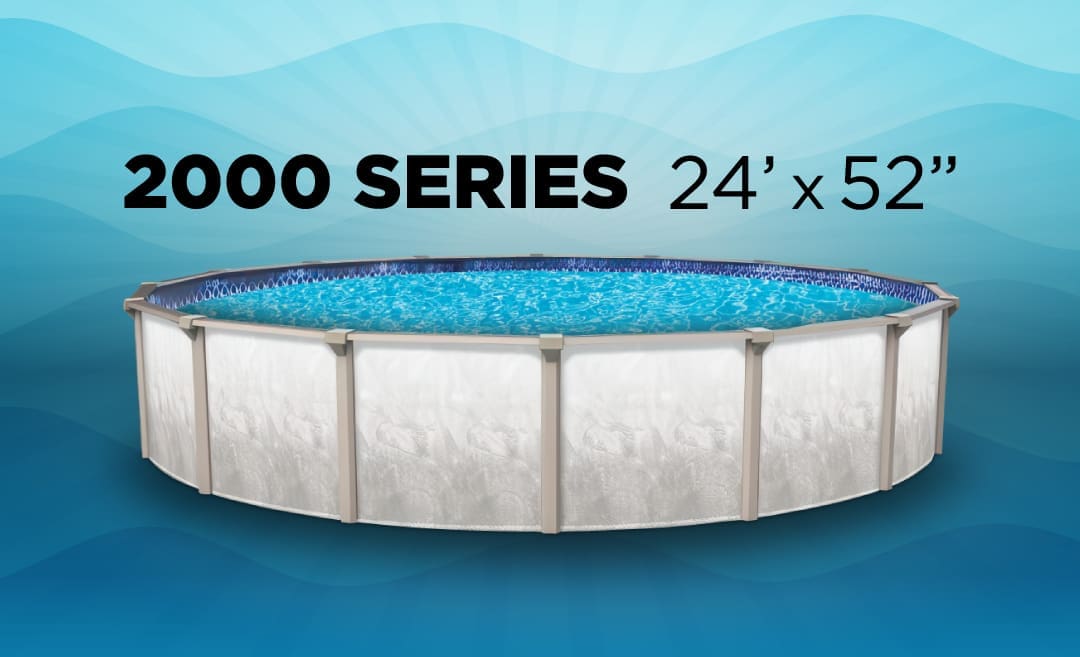 H&H 2000 Series 24x52 above ground pool
