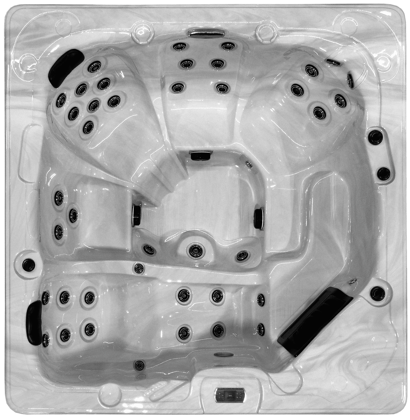 Cabana Bay Lounger Hot Tub