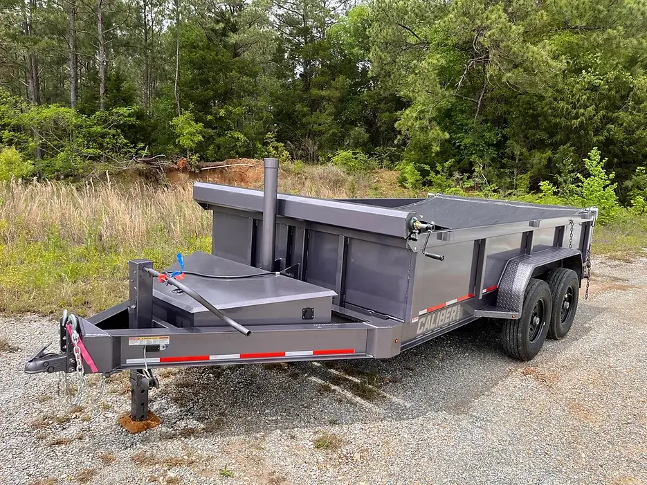 Caliber Trailers – CALDTXD714 – 7X14 16K DUMP TRAILER