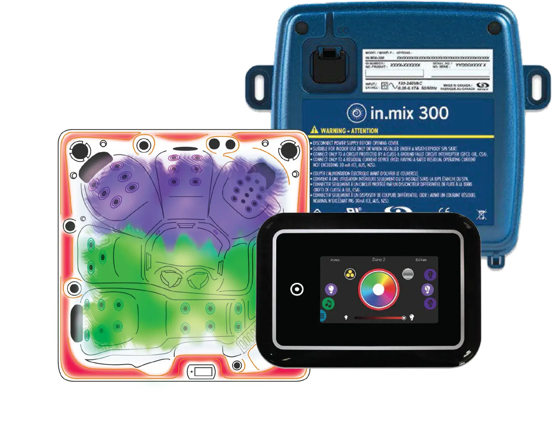 in.Mix Illuminated Jet System
