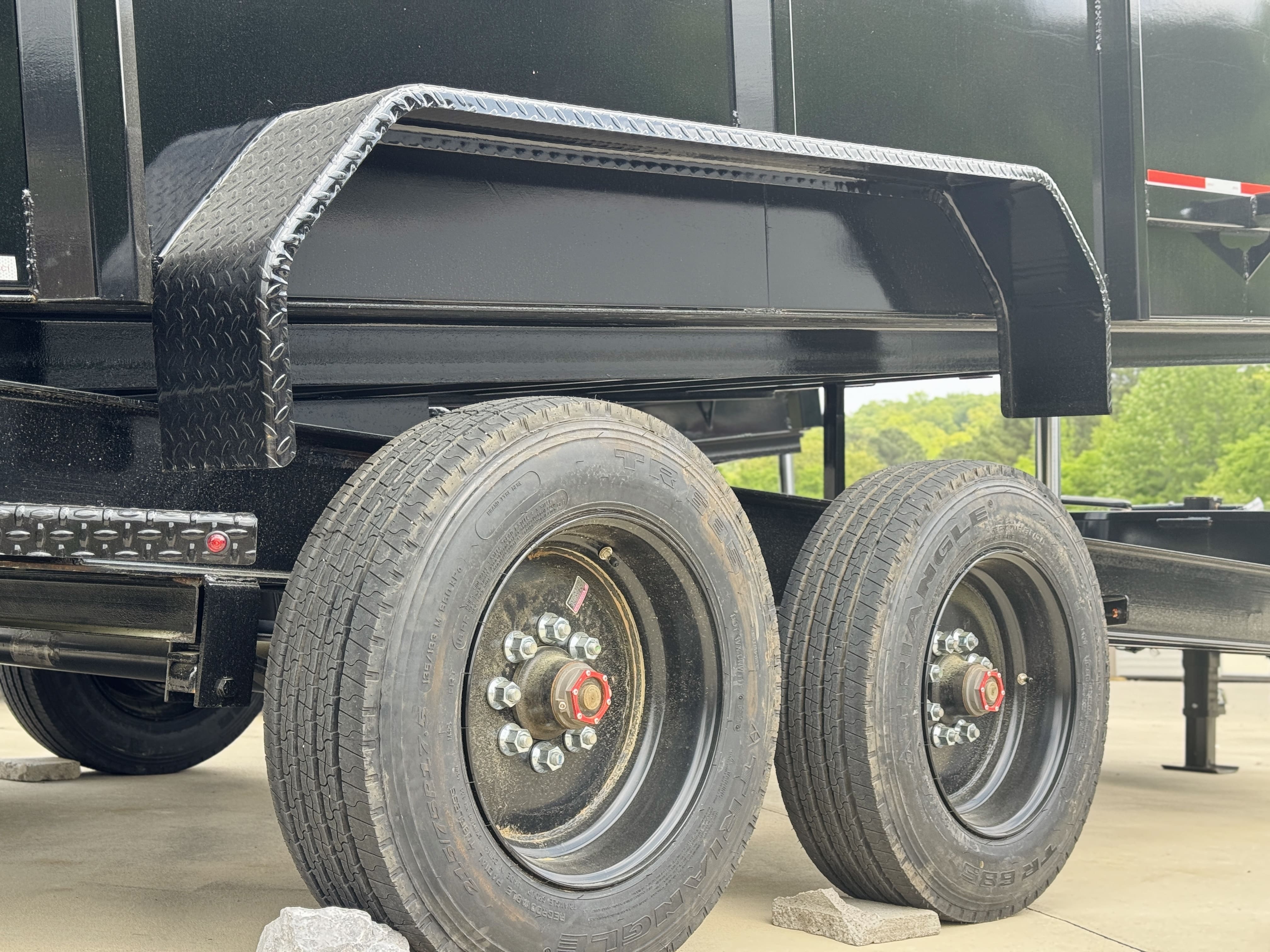 Caliber Trailers - CALDTXD716S4 - 7X16 16K DUMP TRAILER - 4' SIDES - Image 4
