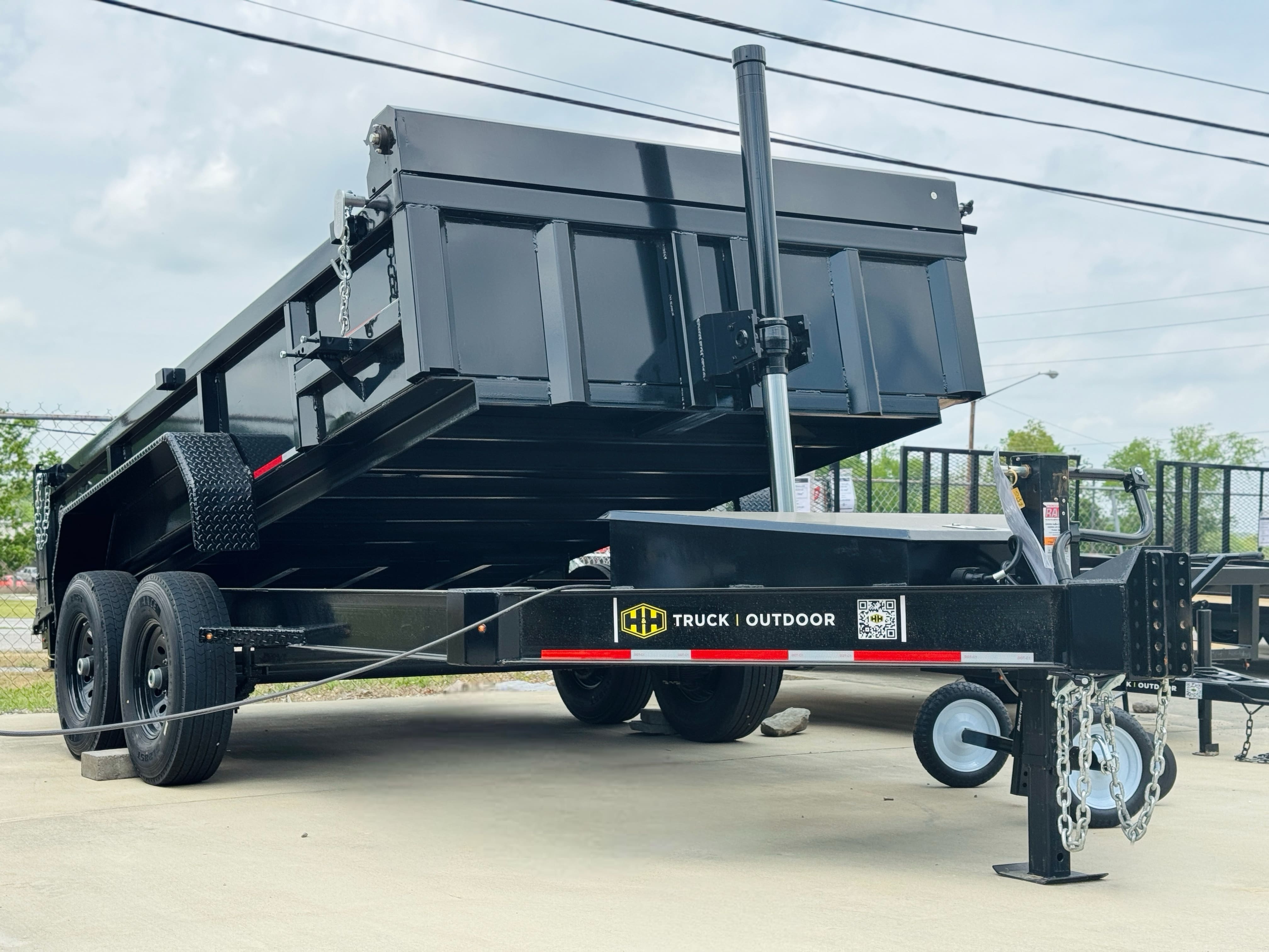Caliber Trailers - CALDT714 - 7X14 14K DUMP TRAILER