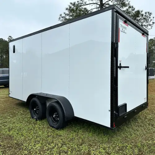 Arising ARI7x16TAEKOSIL – Eko Silver Tandem Axle Enclosed Trailer