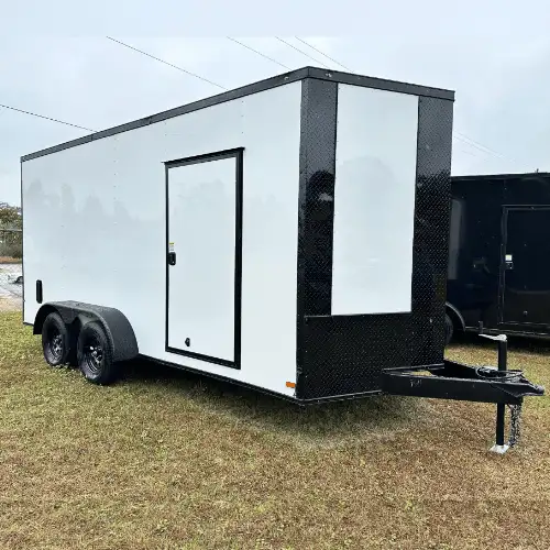 Arising ARI7x16TAEKOSIL – Eko Silver Tandem Axle Enclosed Trailer