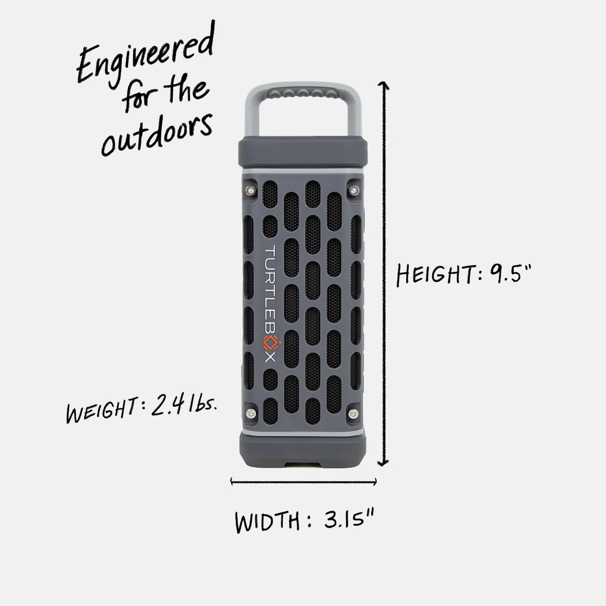 Turtlebox Ranger Speaker - Gray