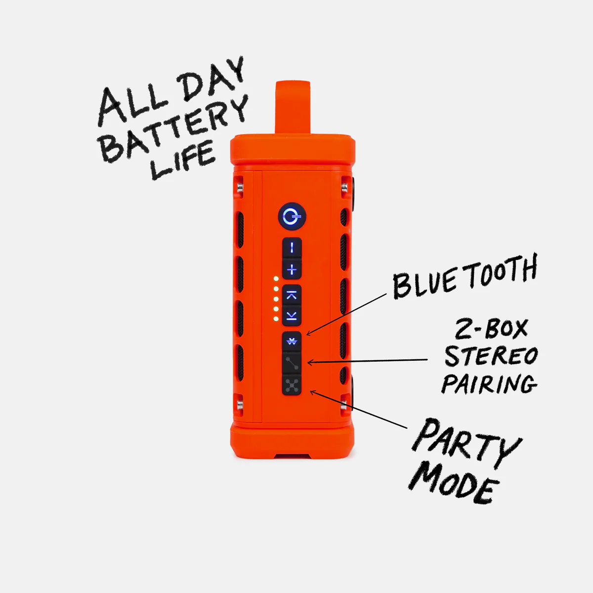 Turtlebox Ranger Speaker - Orange - Image 5