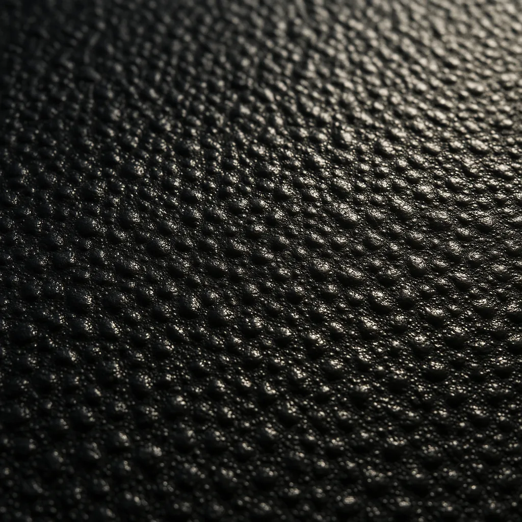 Spray-on bedliner texture close-up