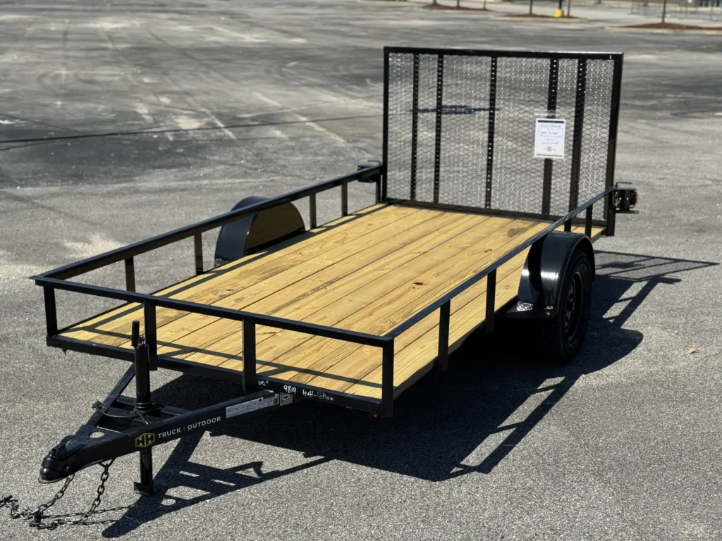 Bye-Rite 6×12 Medium Duty Single Axle Utility Trailer w/ 2′ Mesh Sides – UM612MS2