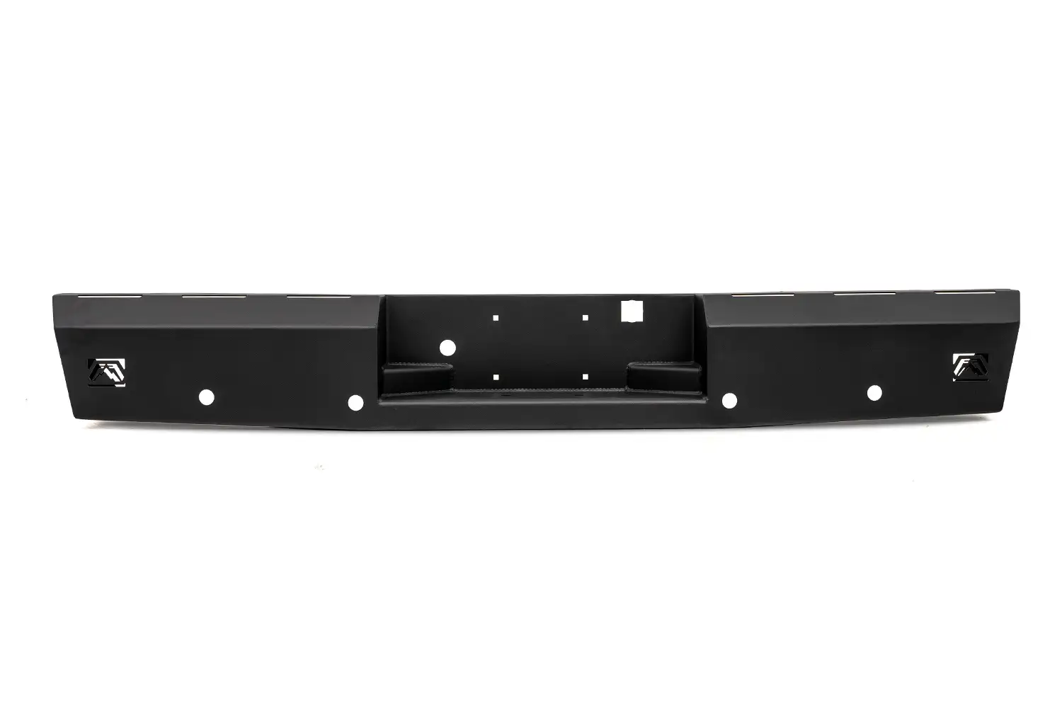 Fab Fours Red Steel Rear Bumpers