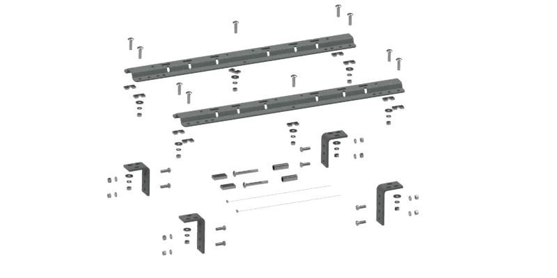B&W 5th Wheel Mounting Bracket